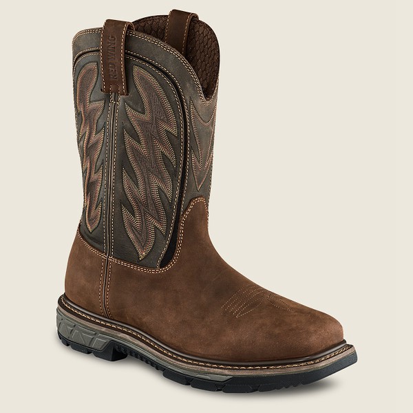 Bottes de Sécurité Red Wing - Rio Flex - 11-Inch Waterproof Toe Pull-On - Marron - Homme 506UPONWX